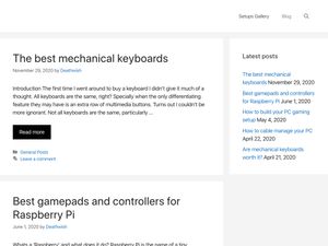Screenshot of https://bettersetups.com/
