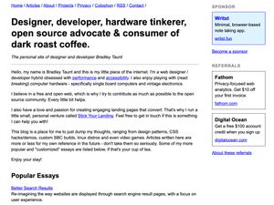 Screenshot of https://uglyduck.ca/