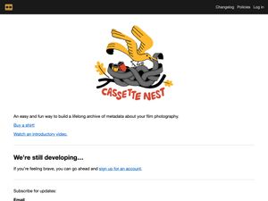 Screenshot of https://cassettenest.com/