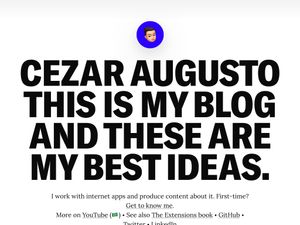 Screenshot of https://cezaraugusto.net/