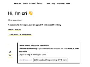 Screenshot of https://cri.dev/