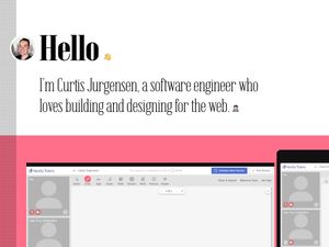 Screenshot of https://curtisjurgensen.com/
