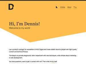 Screenshot of https://www.d-hagemeier.com/