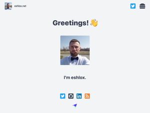 Screenshot of https://eshlox.net