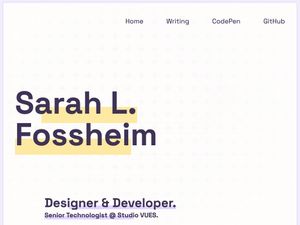Screenshot of https://fossheim.io/