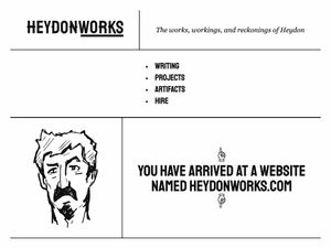 Screenshot of https://heydonworks.com/
