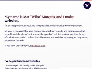 Screenshot of https://hire.wil.to/