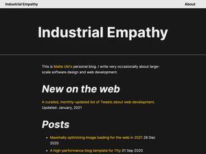 Screenshot of https://www.industrialempathy.com/