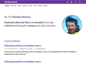 Screenshot of https://nicolas-hoizey.com