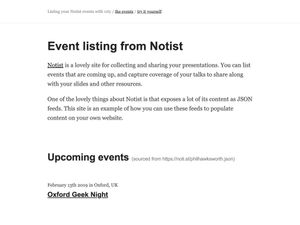 Screenshot of https://eleventy-notist-example.netlify.app/