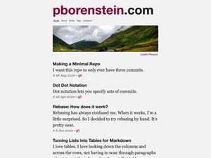 Screenshot of https://www.pborenstein.com/