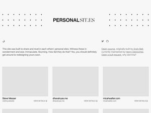 Screenshot of https://personalsit.es/