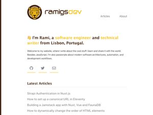 Screenshot of https://ramigs.dev/