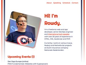 Screenshot of https://rowdy.codes