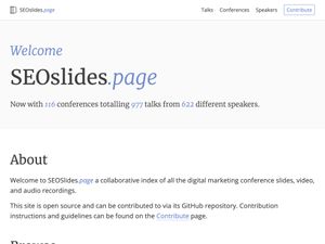Screenshot of https://SEOslides.page