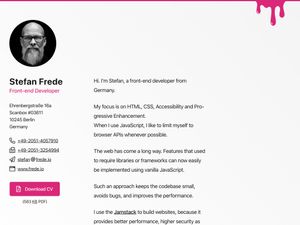 Screenshot of https://www.frede.io/