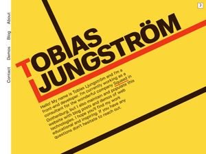 Screenshot of https://tobiasljungstrom.net/